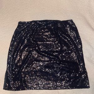 Black sequin skirt.  Jessica London size 22.